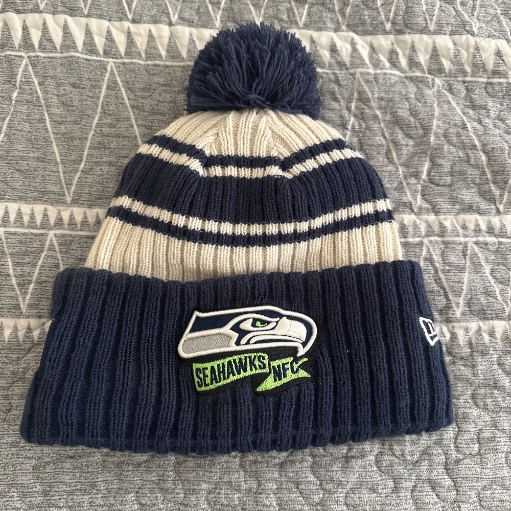 NFL Seahawks Beanie fleeced lined OS unisex